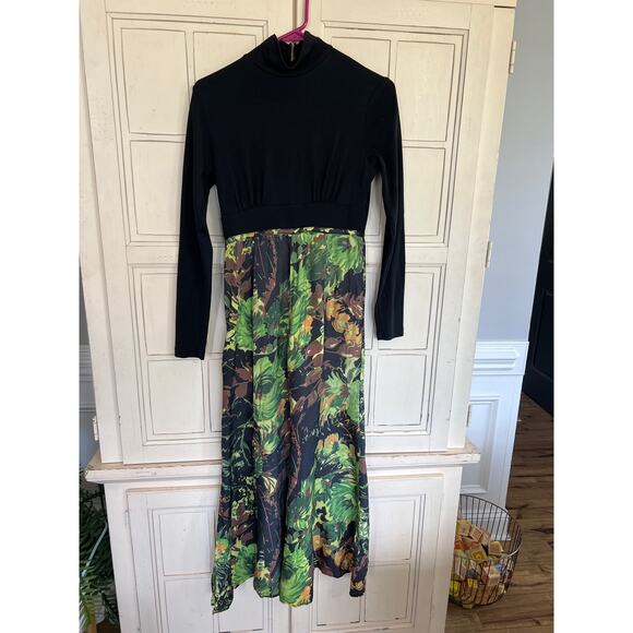 Hope For Flowers by Tracy Reese size 4 mock neck maxi dress - Picture 1 of 6